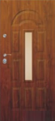 Drzwi zewnętrzne Delta PREMIUM GENUA DŁUGI PROSTOKĄT PCV - 8%Vat (z montażem - klienci indywidualni)