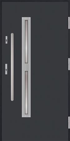 DRZWI MAR-TOM 55 GŁADKIE SILVER 91-17 Reflex