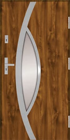 DRZWI MAR-TOM 72 GŁADKIE SILVER 91-38 Reflex