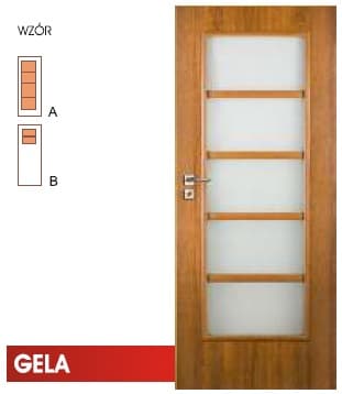 DRZWI WEWNĘTRZNE VERTIM GELA WZÓR A, B
