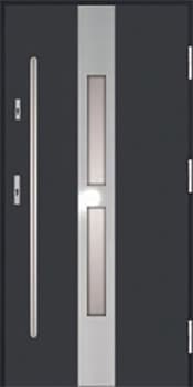 DRZWI MAR-TOM 72 GŁADKIE SILVER 91-33 Reflex