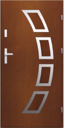 DRZWI WIKĘD DO MIESZKAŃ WZÓR 21A PROTECT RW + RC3 INOX Obustronny