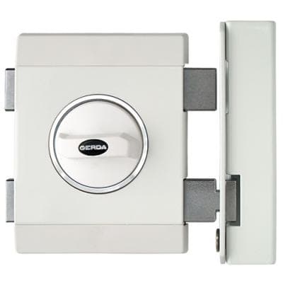 Zamek do drzwi Gerda Tytan ZXZ z zapornicą (sztywnym łańcuchem) - Atest klasy C