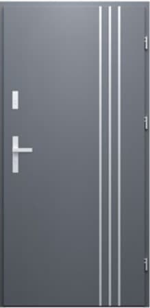 DRZWI WIKĘD DO MIESZKAŃ WZÓR 32B PROTECT RW + RC3 INOX