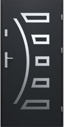 DRZWI WIKĘD DO MIESZKAŃ WZÓR 23 PROTECT RW + RC3 INOX Obustronny