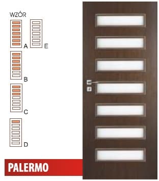 DRZWI WEWNĘTRZNE VERTIM PALERMO WZÓR A, B, C, D, E