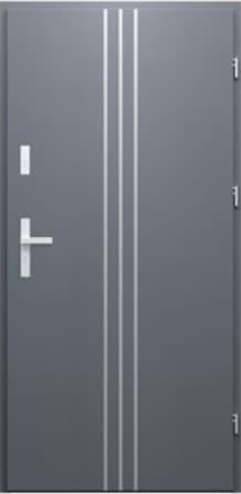 DRZWI WIKĘD DO MIESZKAŃ WZÓR 32 PROTECT RW + RC3 INOX Obustronny