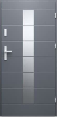 DRZWI WIKĘD DO MIESZKAŃ WZÓR 44A PROTECT RW + IE30 INOX Obustronny