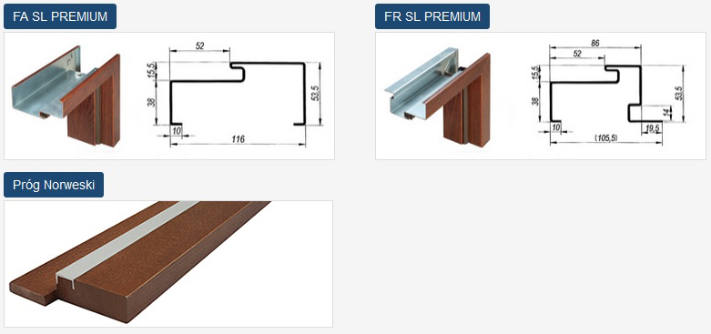 ościeżnice do drzwi gerda