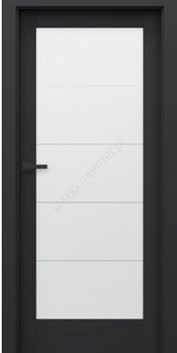 DRZWI PORTA VERTE HOME CZARNE B5