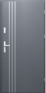 DRZWI WIKĘD DO MIESZKAŃ WZÓR 32A IRON RC3 INOX Obustronny