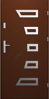 DRZWI WIKĘD DO MIESZKAŃ WZÓR 23A PROTECT RW + IE30 INOX Obustronny