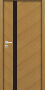 Drzwi Pol-Skone Espina W01 Szyba czarna laminowana