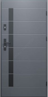 DRZWI WIKĘD DO MIESZKAŃ WZÓR 44B PROTECT RW INOX Obustronny