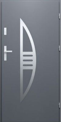 DRZWI WIKĘD DO MIESZKAŃ WZÓR 24 IRON RC2 INOX Obustronny