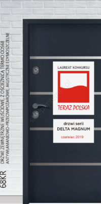 DELTA MAGNUM 68KR GŁADKIE z montażem dla Klienta Indywidualnego (VAT 8%)