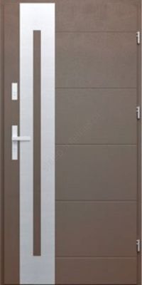 DRZWI WIKĘD DO MIESZKAŃ WZÓR 26 IRON RC3 INOX