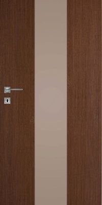 Drzwi wewnętrzne DRE VETRO natura B 1 decormat brąz