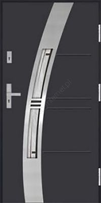 DRZWI MAR-TOM 55 MODERN SILVER 91-63 Dip