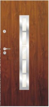 Drzwi zewnętrzne Delta Universal 45 GŁADKIE DRABINKA INOX - 8%Vat (z montażem - klienci ndywidualni)