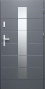 DRZWI WIKĘD DO MIESZKAŃ WZÓR 44A IRON RC2 INOX