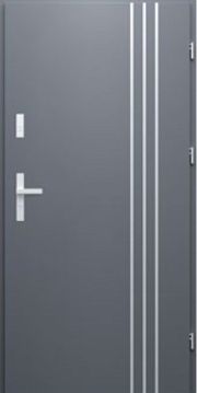 DRZWI WIKĘD DO MIESZKAŃ WZÓR 32B PROTECT RW + IE30 INOX Obustronny