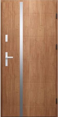 DRZWI WIKĘD DO MIESZKAŃ WZÓR 41A IRON RC3 INOX Obustronny