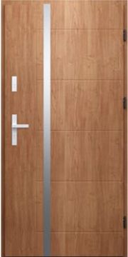 DRZWI WIKĘD DO MIESZKAŃ WZÓR 41A IRON RC3 INOX Obustronny