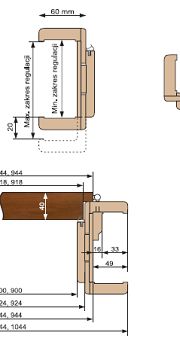 OŚCIEŻNICE REGULOWANE - STANDARD
